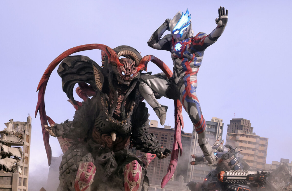 布莱泽奥特曼剧场版boss官方剧照 布莱泽:没打过这么肉的怪兽