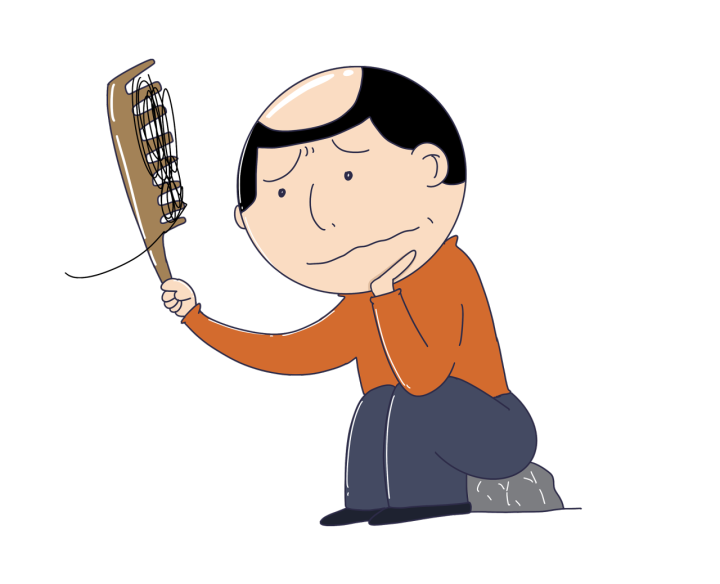 做梦都在敲键盘杭州it男加班一个月头发飞速掉光