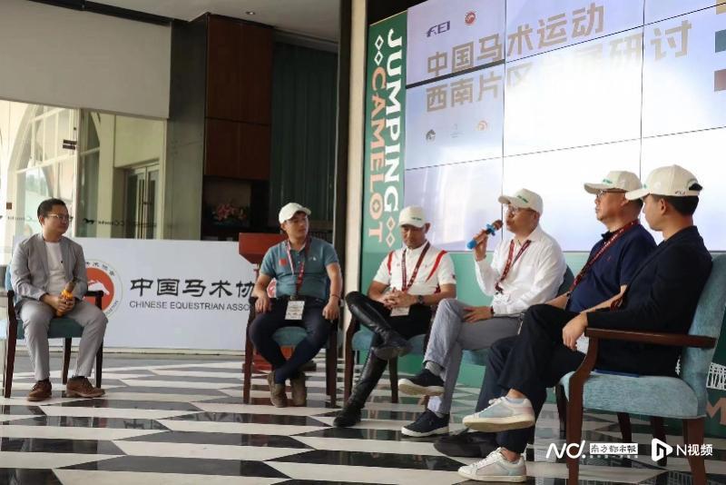 竞赛部部长孙立生,赛事发起方,奥运骑手,金伯乐马术团队创始人李振强