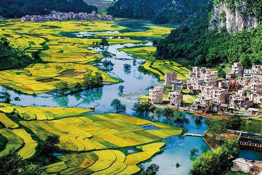 "好在"文山丨 河野村:高原小桂林,山水之间的美景!