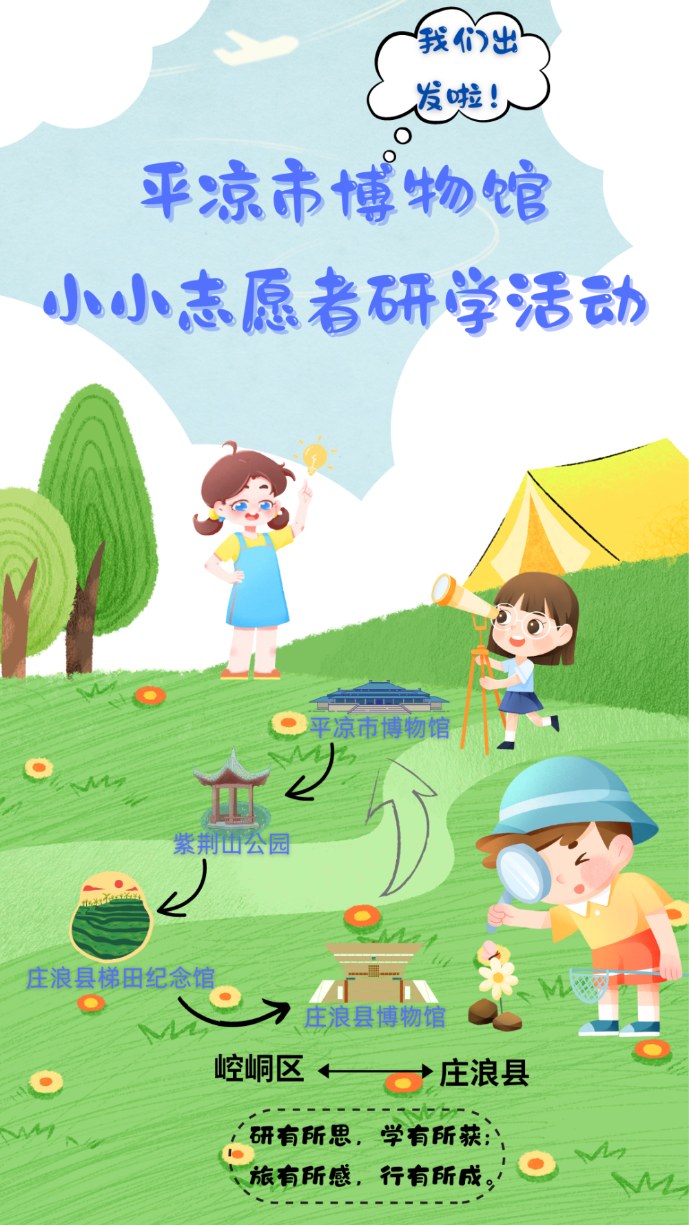 平凉市博物馆 "星守计划"之"寻古探今·问道东西"小小志愿者研学游