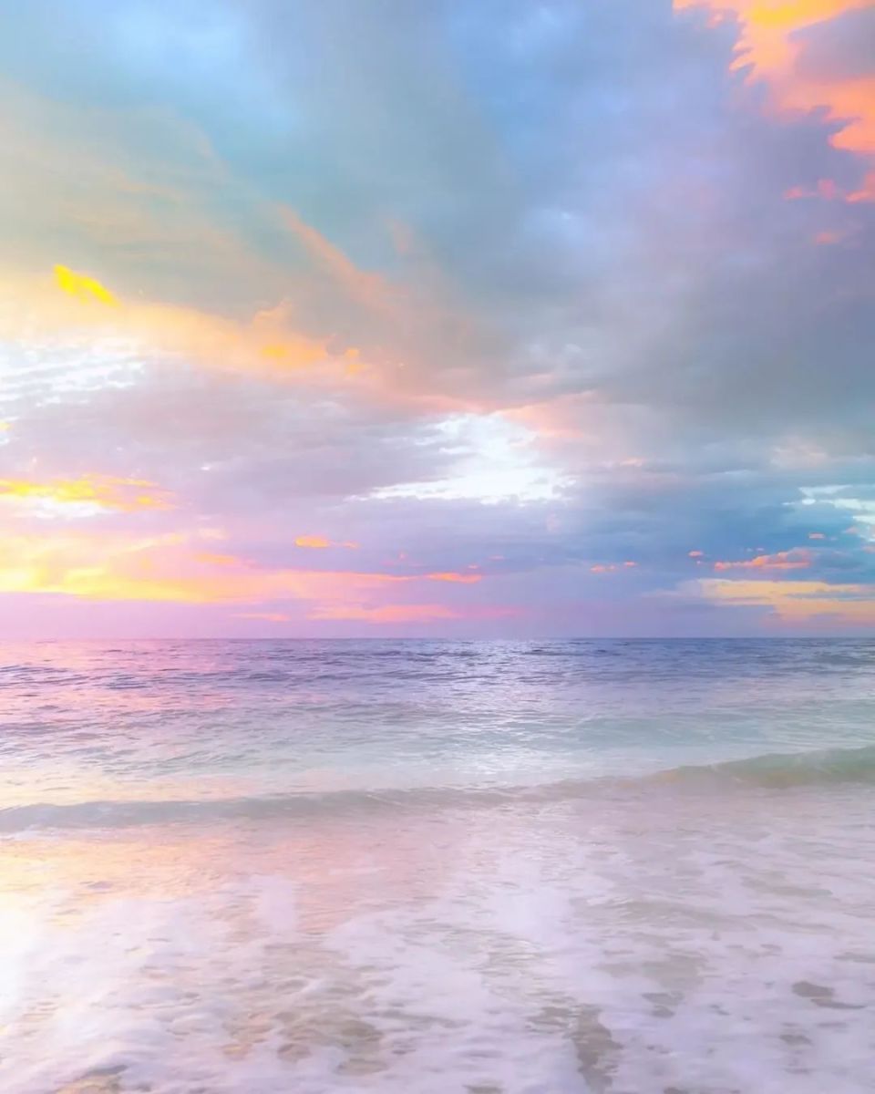 壮汉偏爱少女粉,梦境般的海景,引100万人赞叹