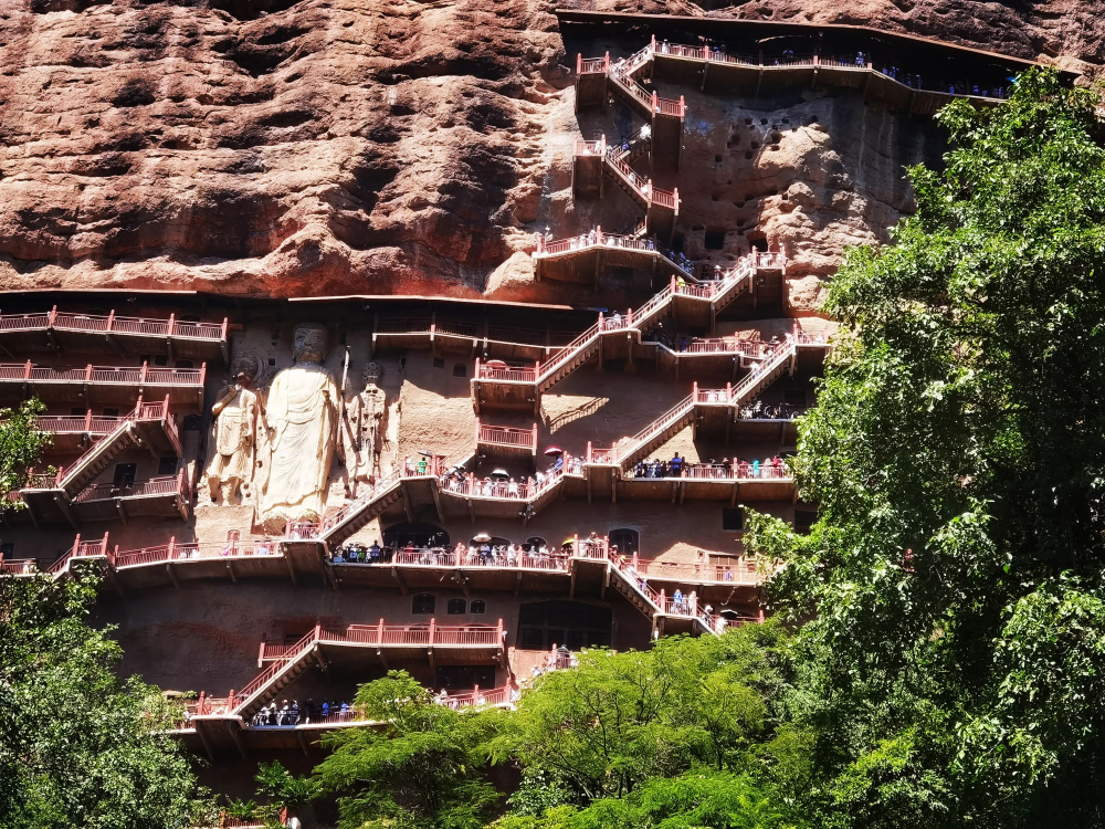 甘肃天水麦积山石窟旅游打卡热度飙升
