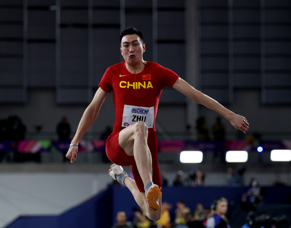 田径室内世锦赛朱亚明获得男子三级跳远第七名