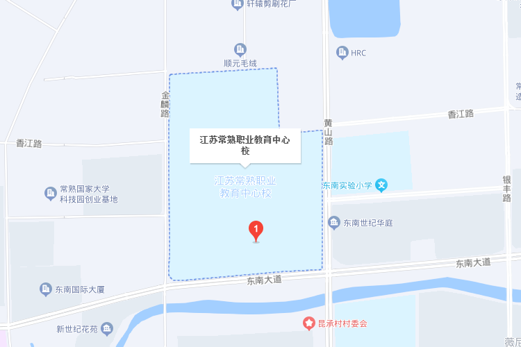 常熟市东南大道388号江苏省常熟职业教育中心校(三)常熟市考点(1个)