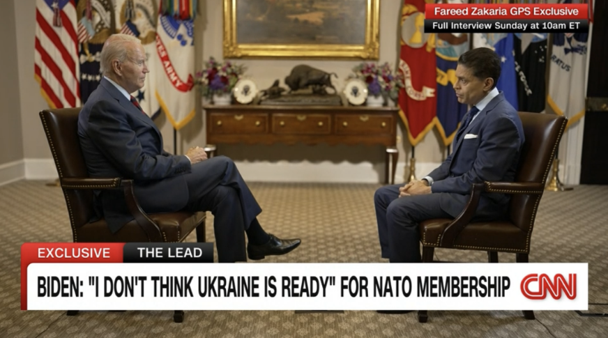 拜登不支持乌克兰现在加入北约：那意味着我们与俄罗斯开战真相是什么-313啦实用网