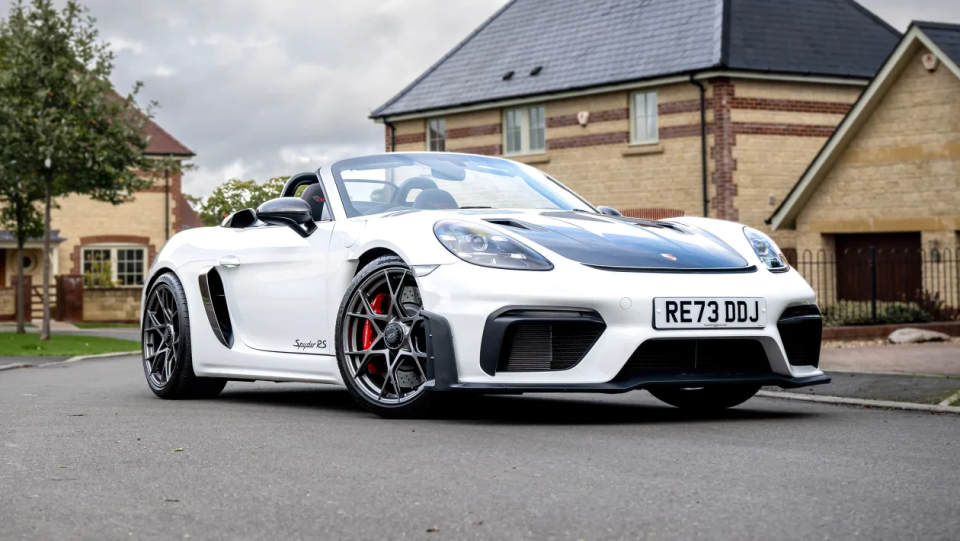 性能与敞篷相结合,保时捷718 spyder rs实车图发布