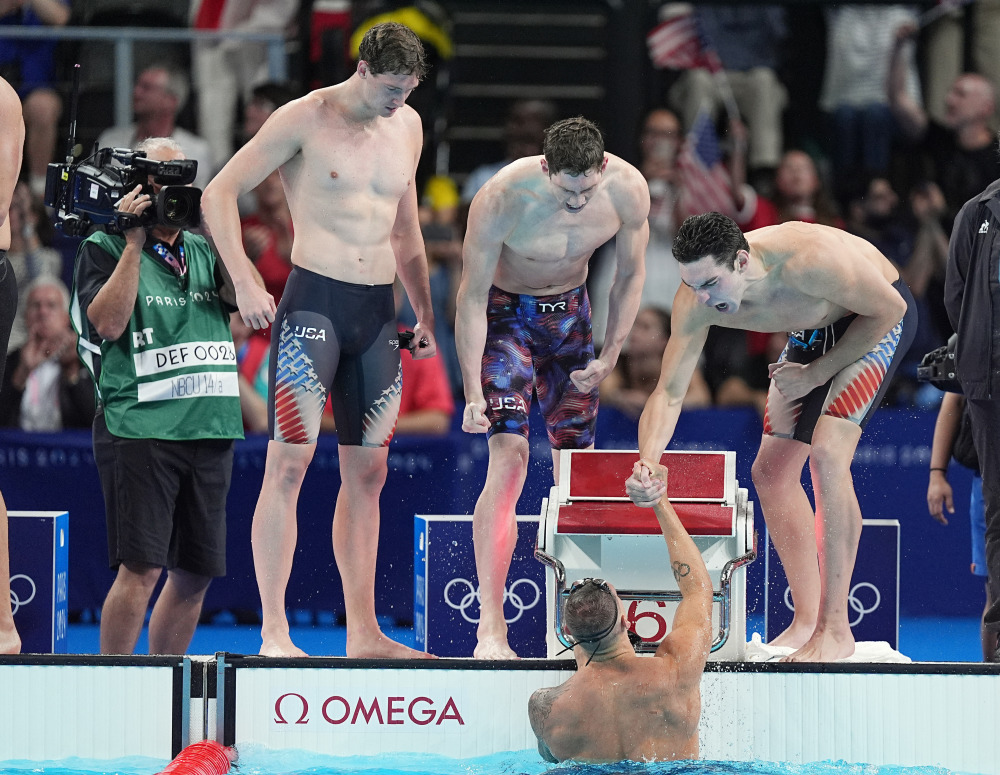 巴黎奥运会丨游泳——男子4x100米自由泳接力决赛赛况