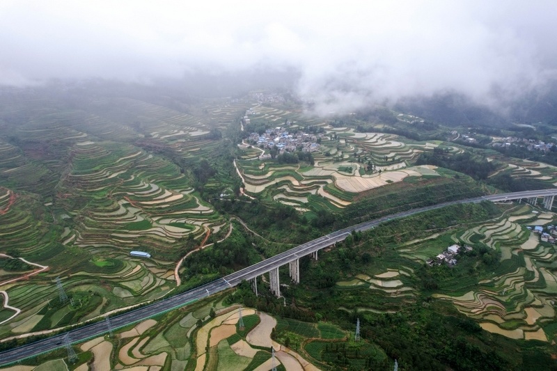罗甸:云上梯田美如画