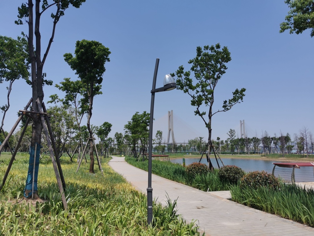 鄂州江滩景观上新_腾讯新闻