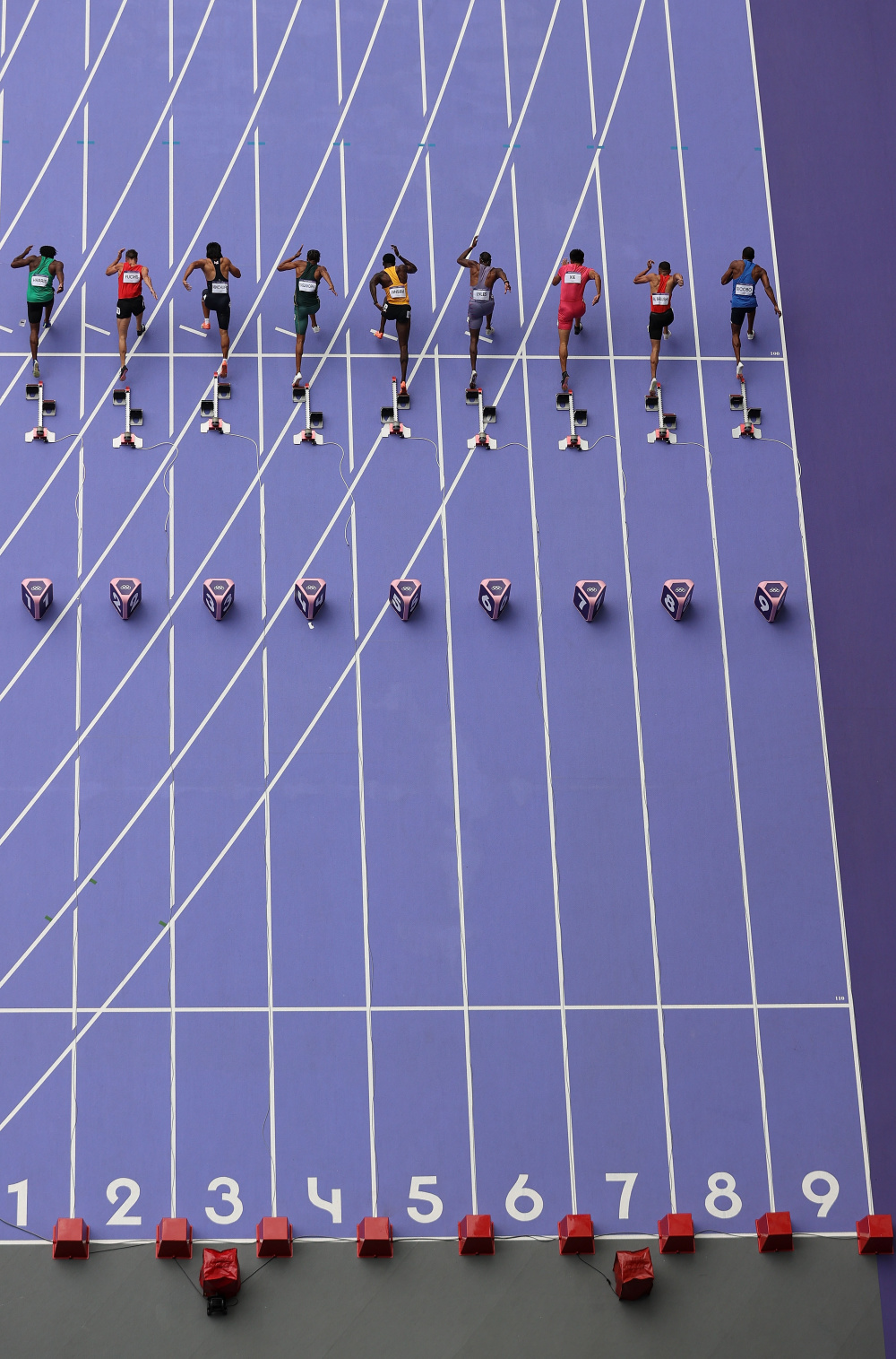 巴黎奥运会丨田径男子100米赛况2