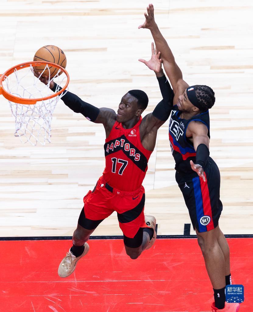 nba常规赛猛龙胜活塞