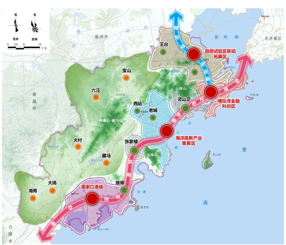 新规划！青岛西海岸明确“一核三区”_腾讯新闻
