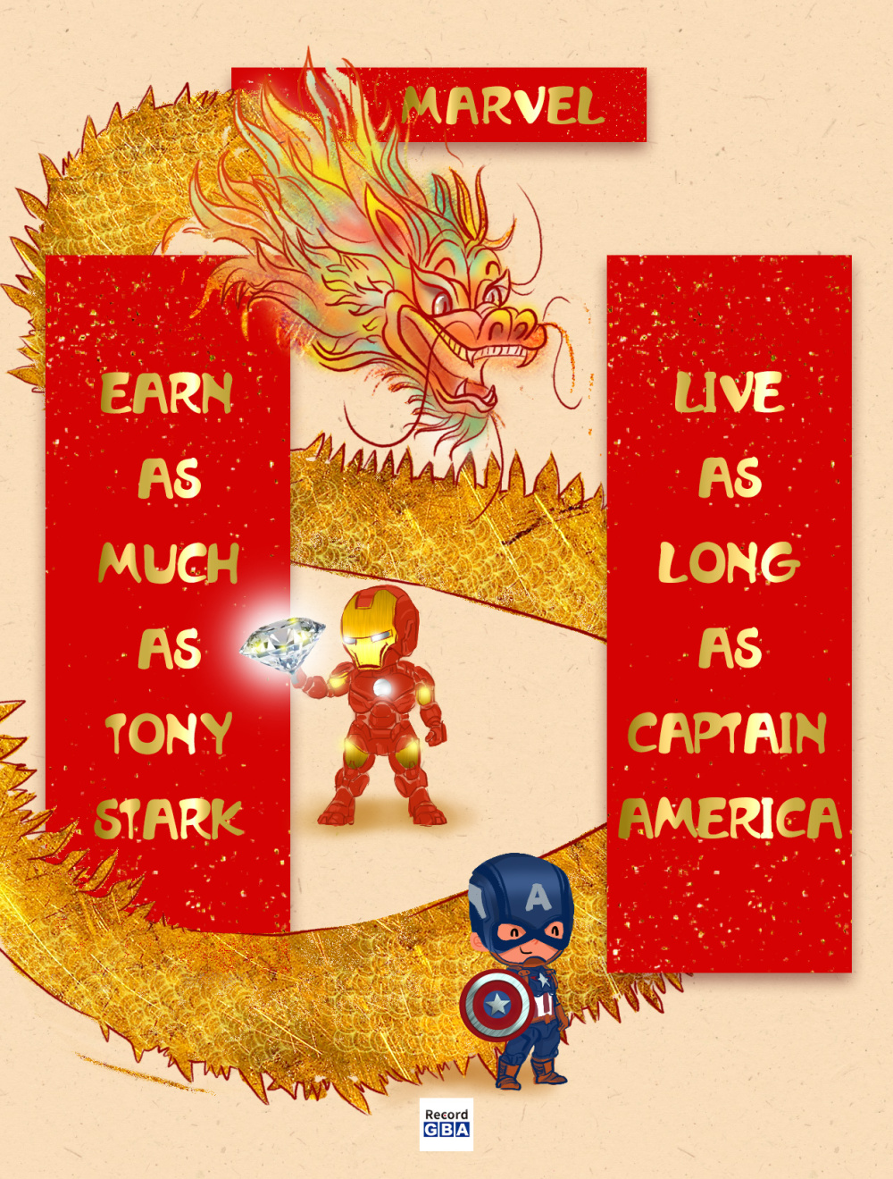 english couplets brings good luck to you 英文春联送祝福