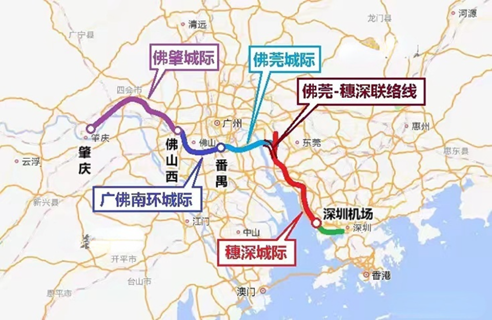简直开挂啦,大湾区城际铁路网络越来越便捷,沿线居民真幸福