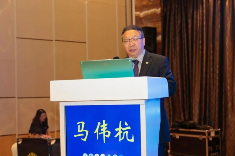 浙江省医院协会会长马伟杭现场宣读表彰决定