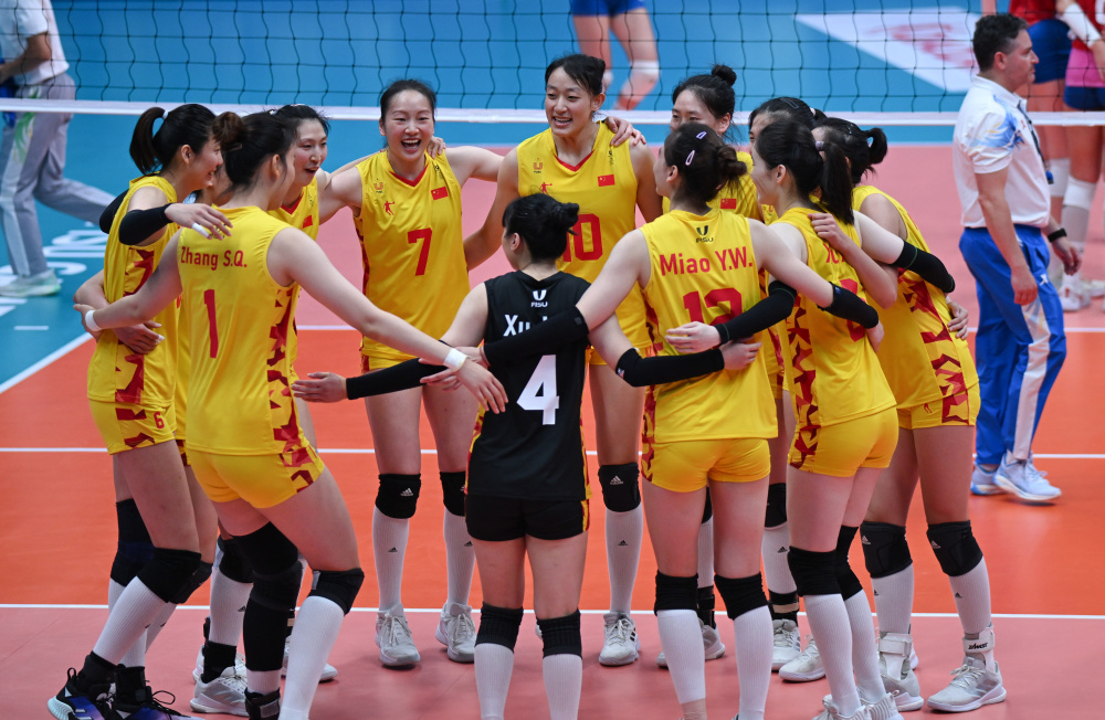 (成都大运会)排球——中国女队晋级半决赛