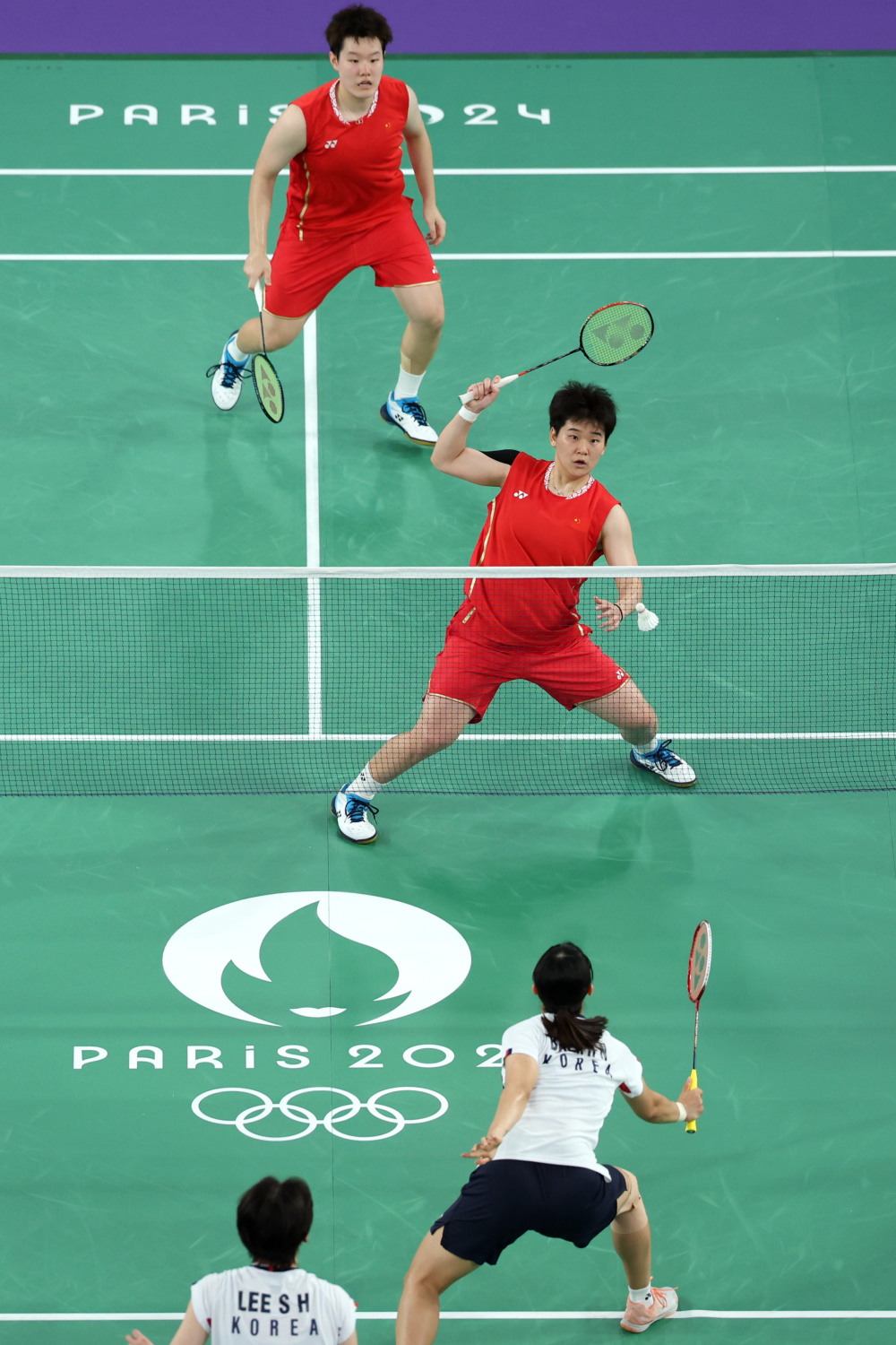 巴黎奥运会丨羽毛球——女双四分之一决赛:刘圣书/谭宁晋级