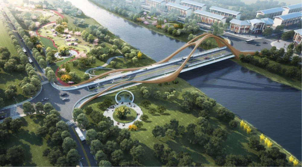 4月中下旬通车两桥三路项目竣工