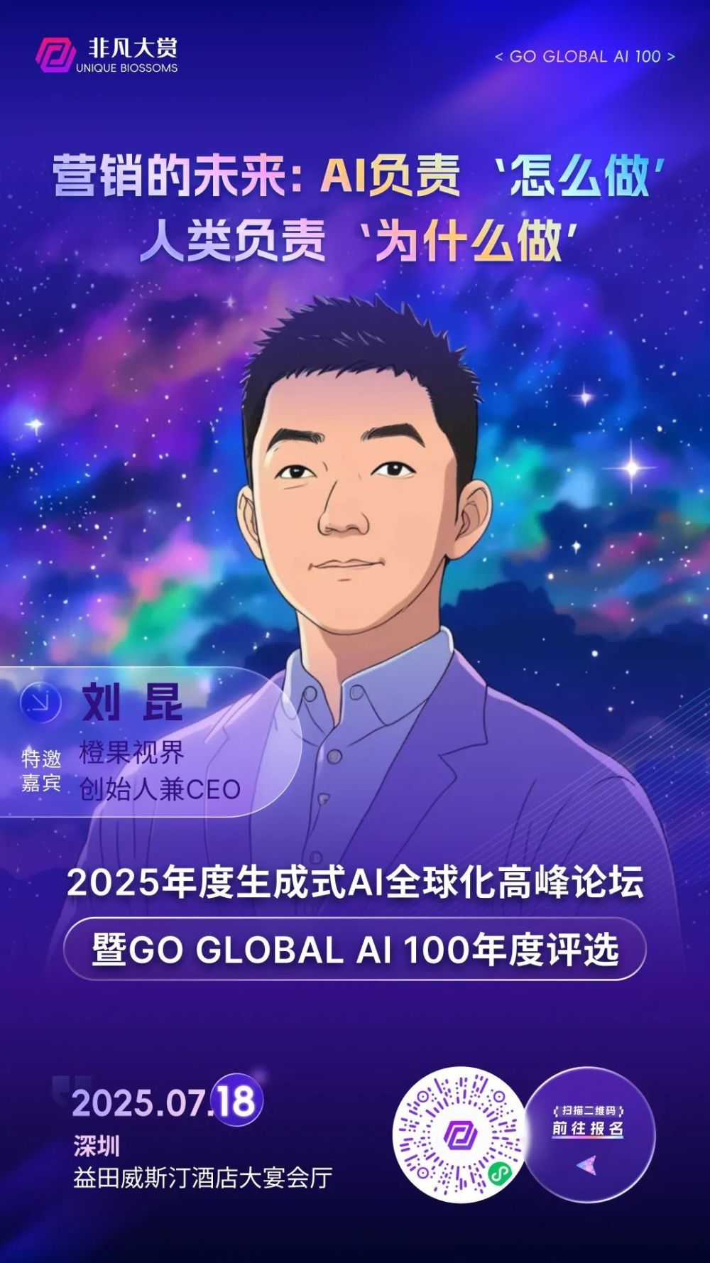 非凡挚友 | 橙果视界刘昆：营销的未来—AI负责‘怎么做’，人类负责‘为什么做’ · 原文图片 1