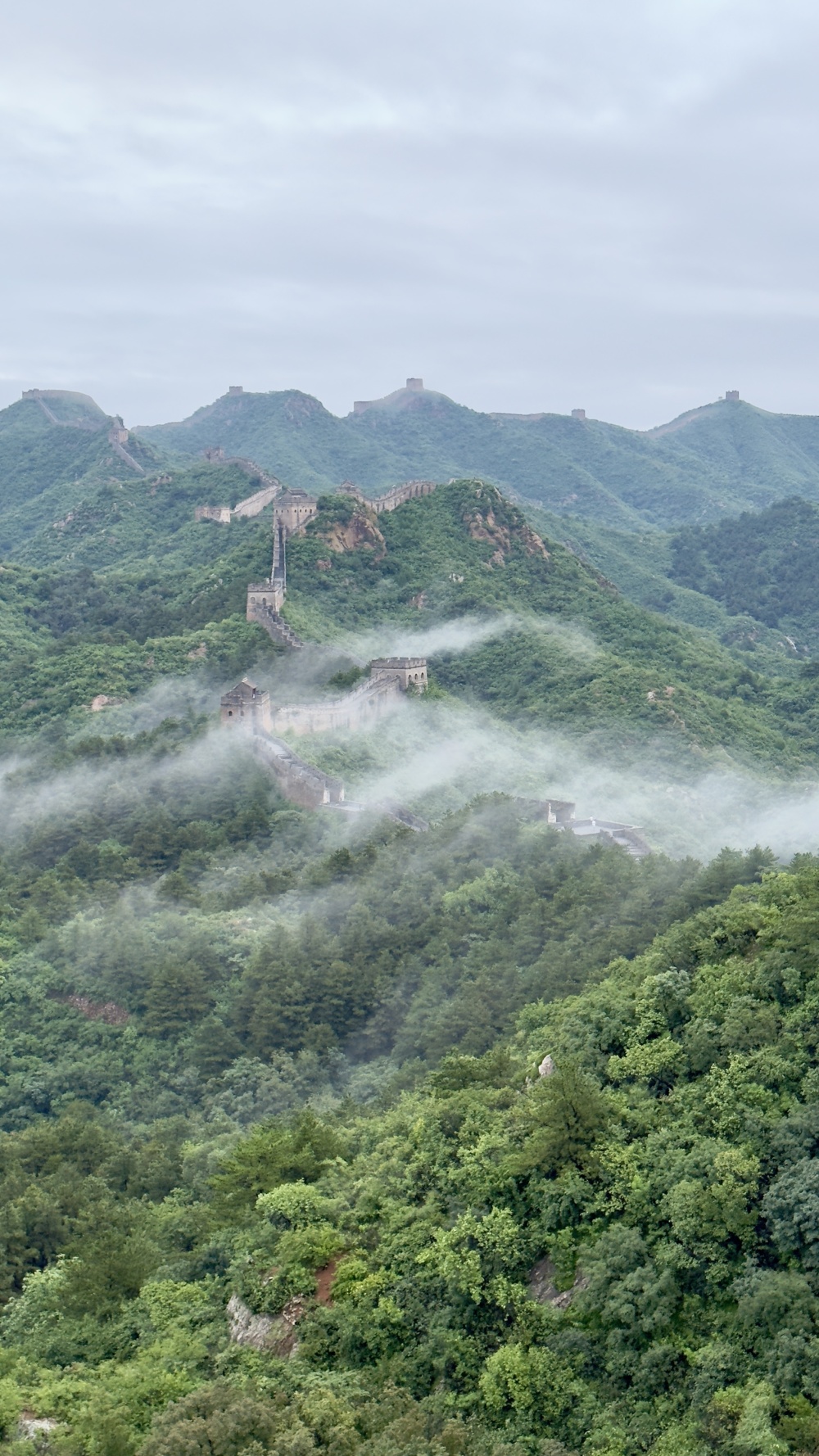 金山岭长城美景图片图片