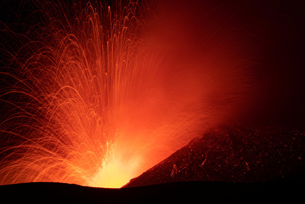 火山的种类图片大全图片