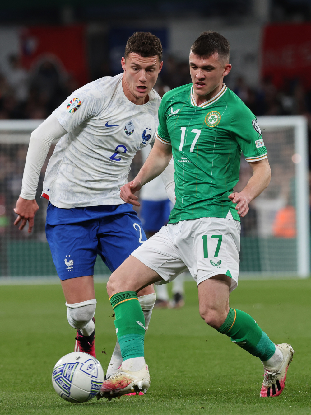 足球——2024欧锦赛预选赛:法国胜爱尔兰_腾讯新闻