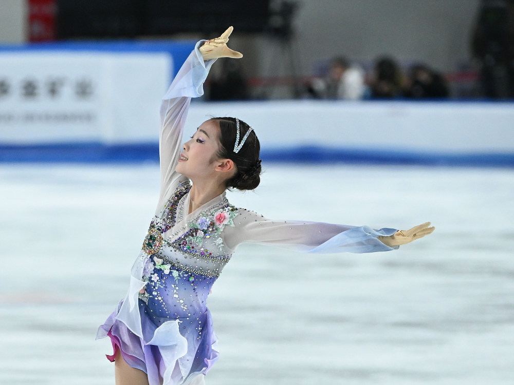 花样滑冰——公开组女子单人滑:金书贤夺冠(2)