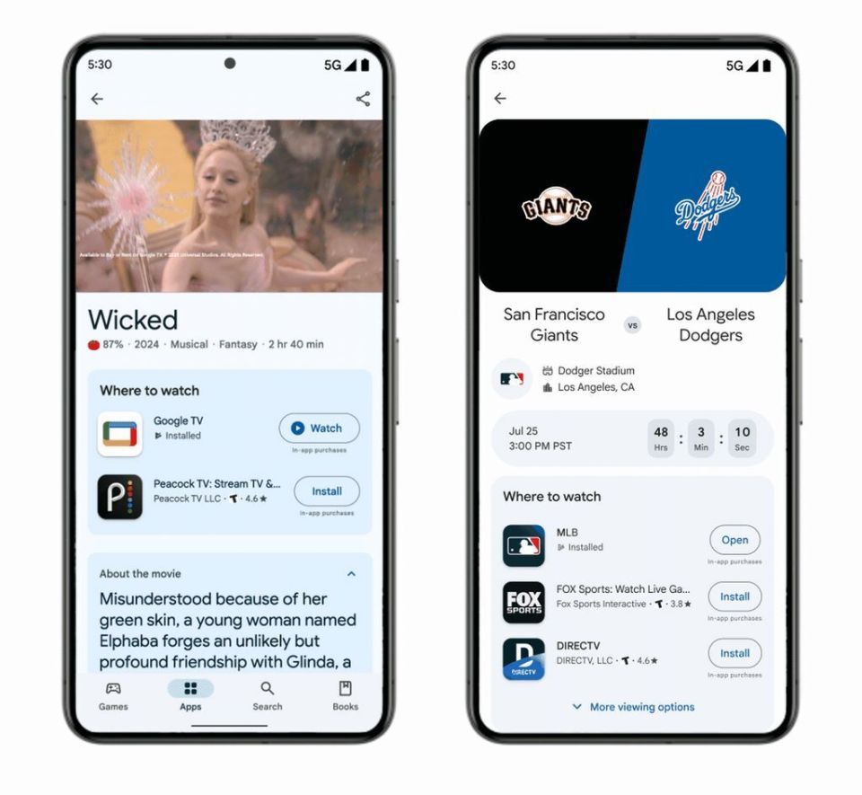 谷歌升级Play 应用商店：上线主题浏览页面、新增视频轮播-腾讯新闻