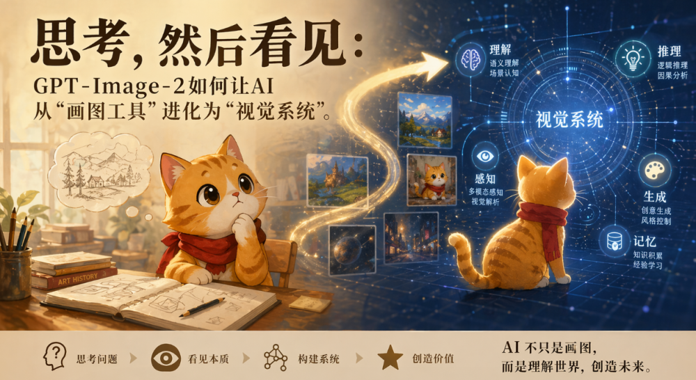 思考，然后看见：GPT-Image-2如何让AI从“画图工具”进化为“视觉系统”