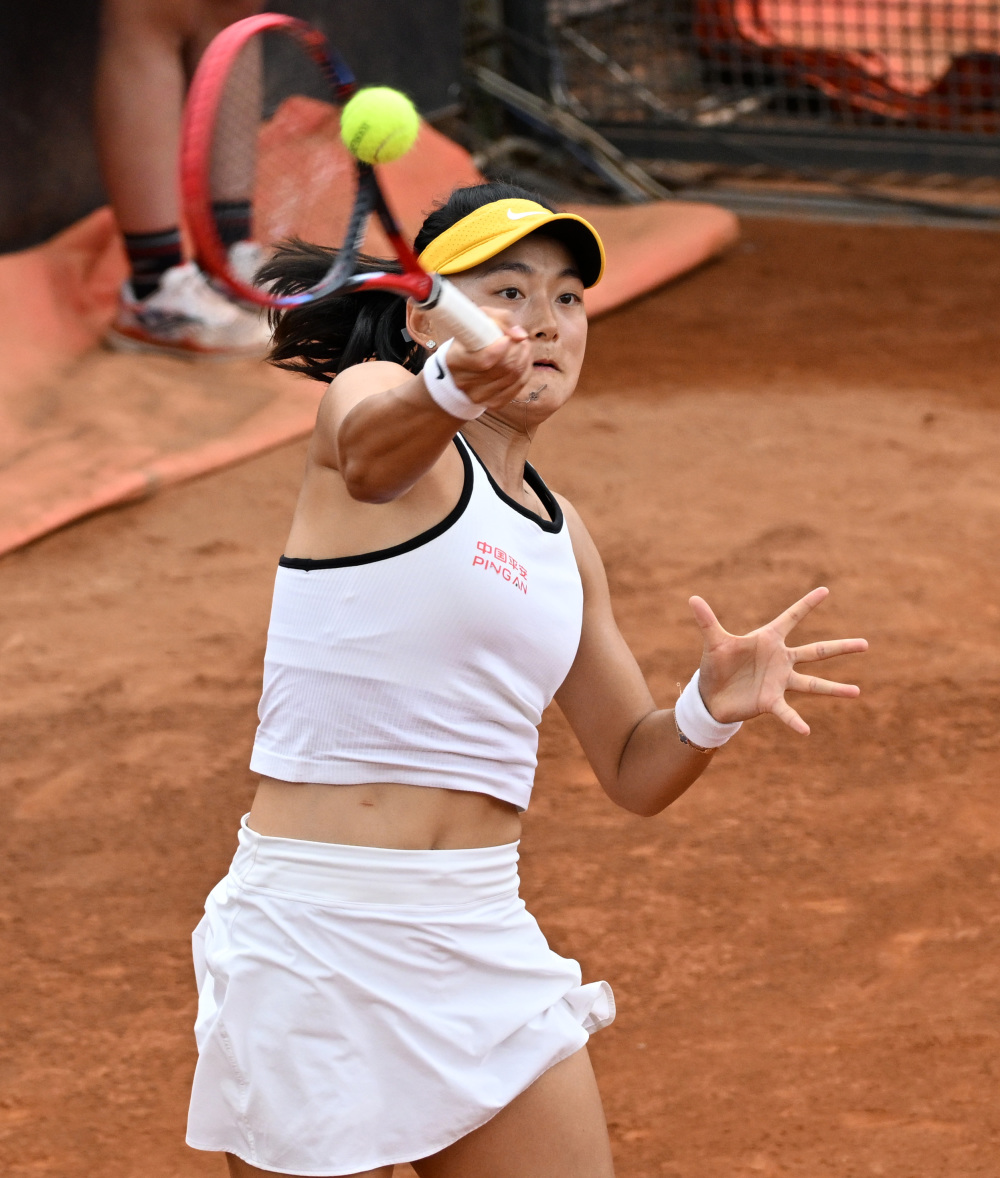网球——wta1000罗马站:王雅繁止步首轮