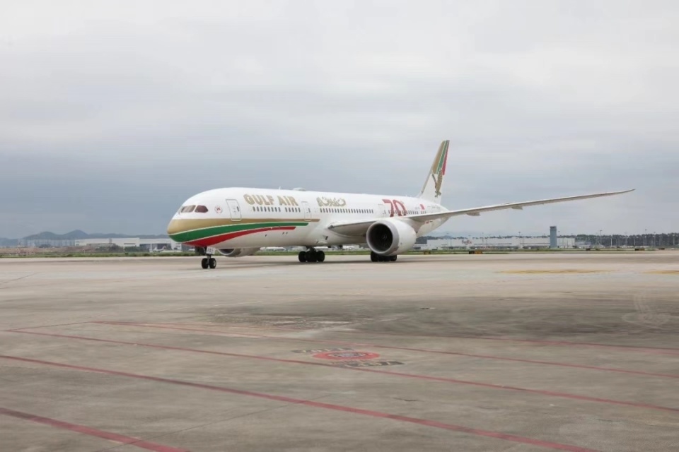 巴林海湾航空广州至巴林航线开航