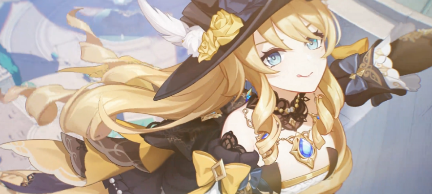 pv中她正在给一头金色披肩长发的娜维娅拍照.