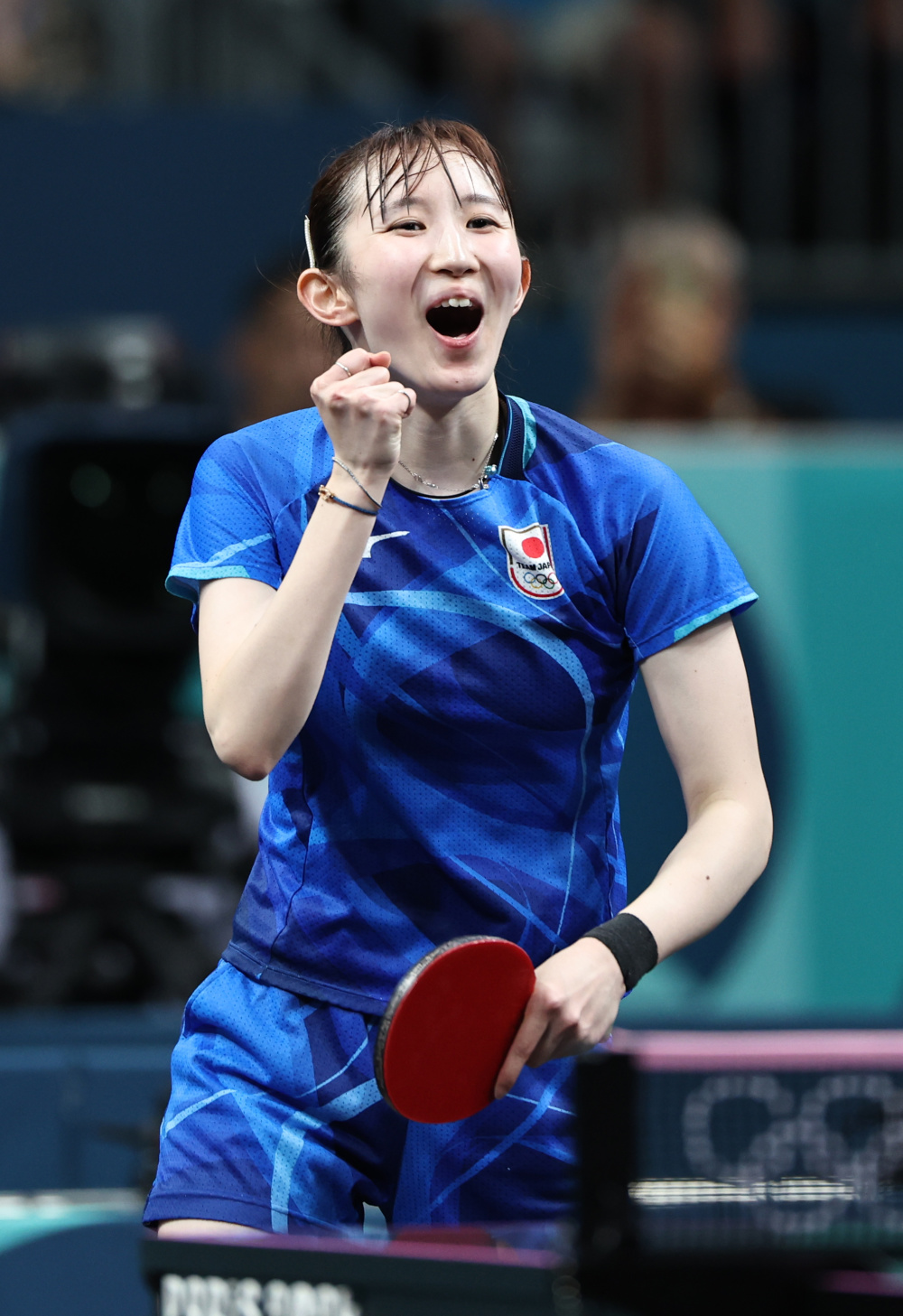 巴黎奥运会丨乒乓球——女子单打:日本选手早田希娜晋级半决赛(2)