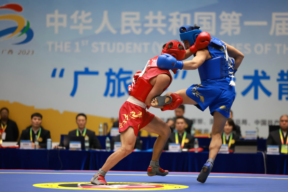 学青会|男子散打郑州选手强势夺金