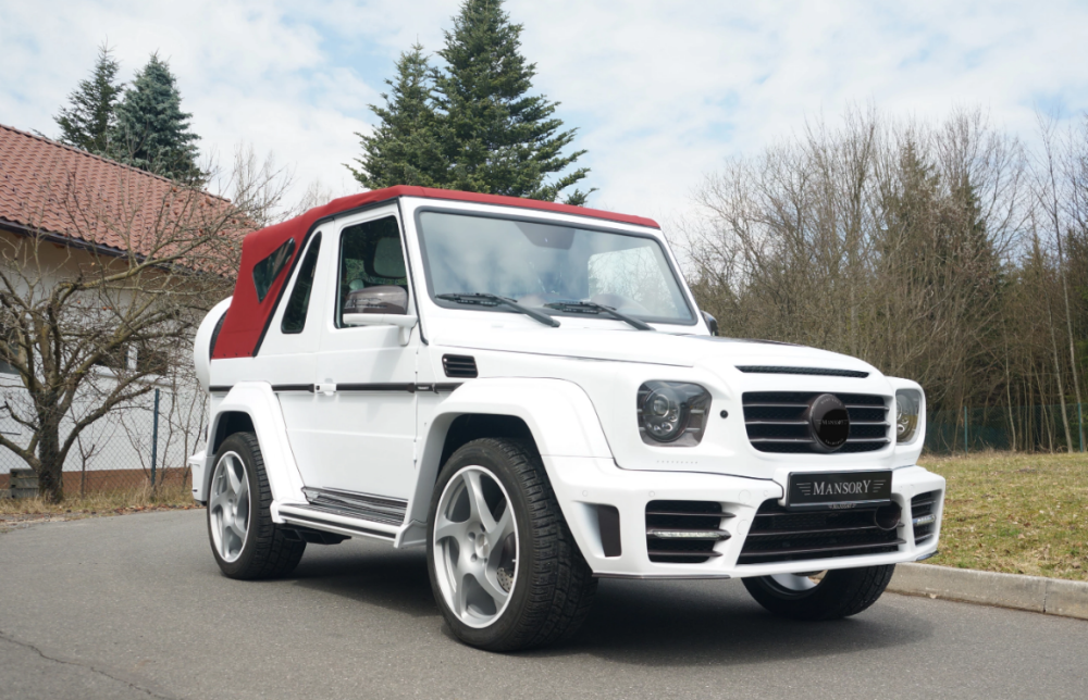 迈莎锐定制版敞篷双门奔驰g500_腾讯新闻