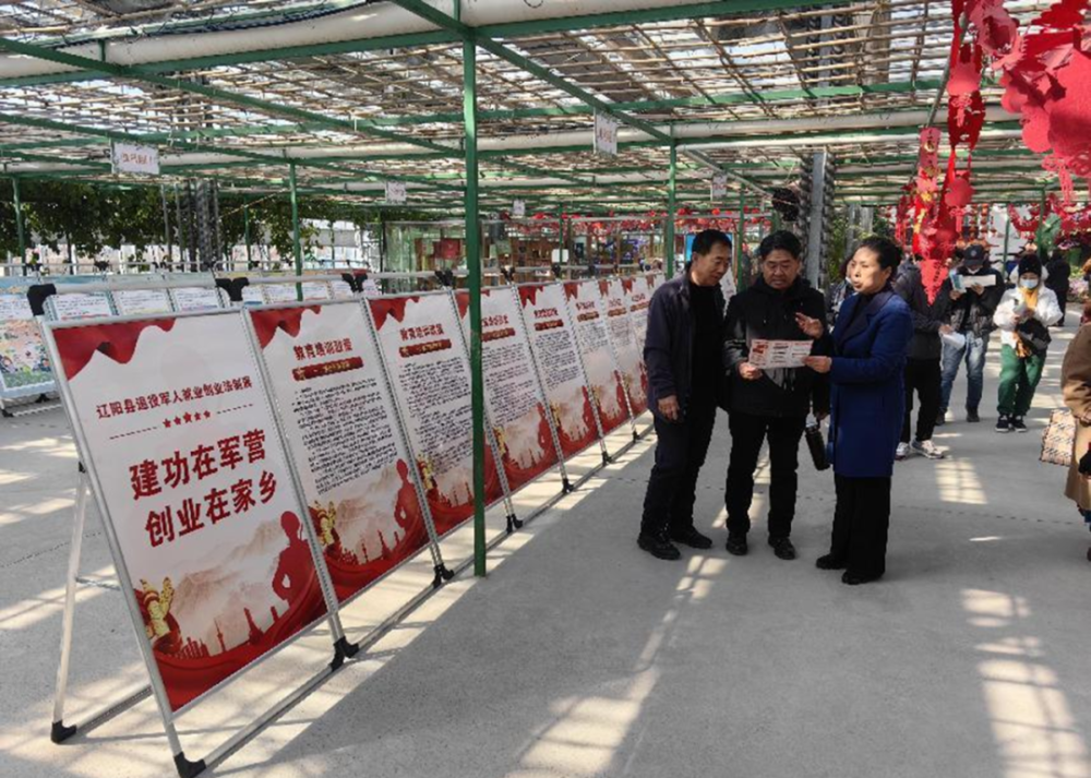 辽阳县开展退役军人就业创业政策宣传活动