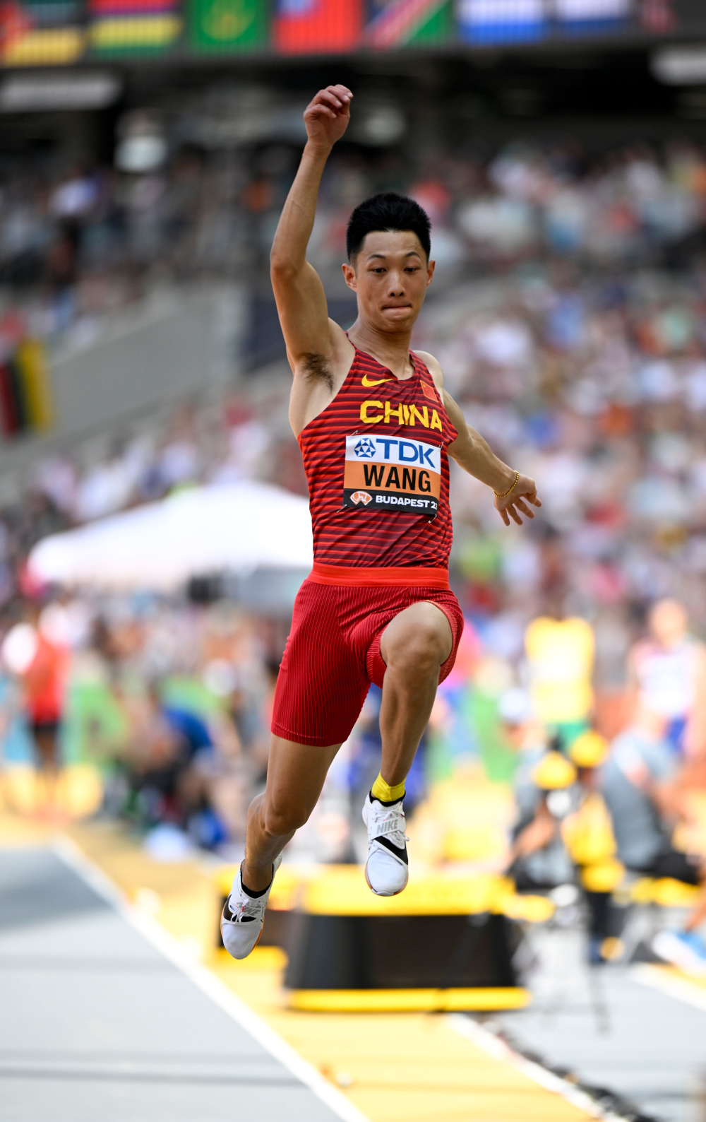 (田径世锦赛)男子跳远资格赛:王嘉男晋级决赛(2)