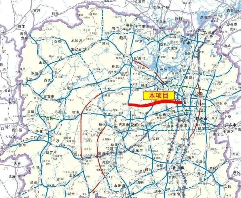 长沙到益阳再添一条高速公路