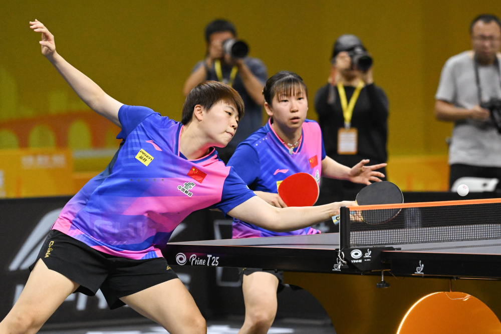 乒乓球——亚洲青少年锦标赛u19女双赛况