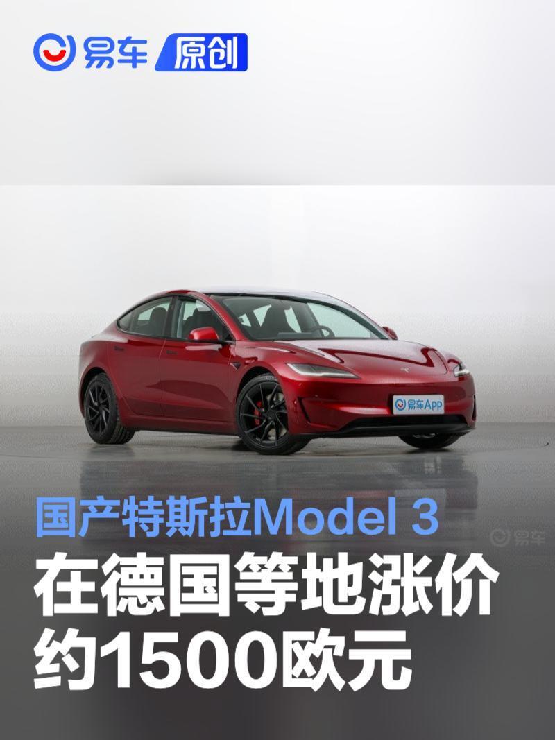 特斯拉Model3涨价图片