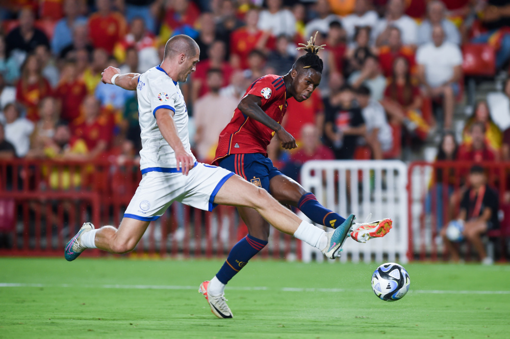 足球欧锦赛预选赛西班牙胜塞浦路斯