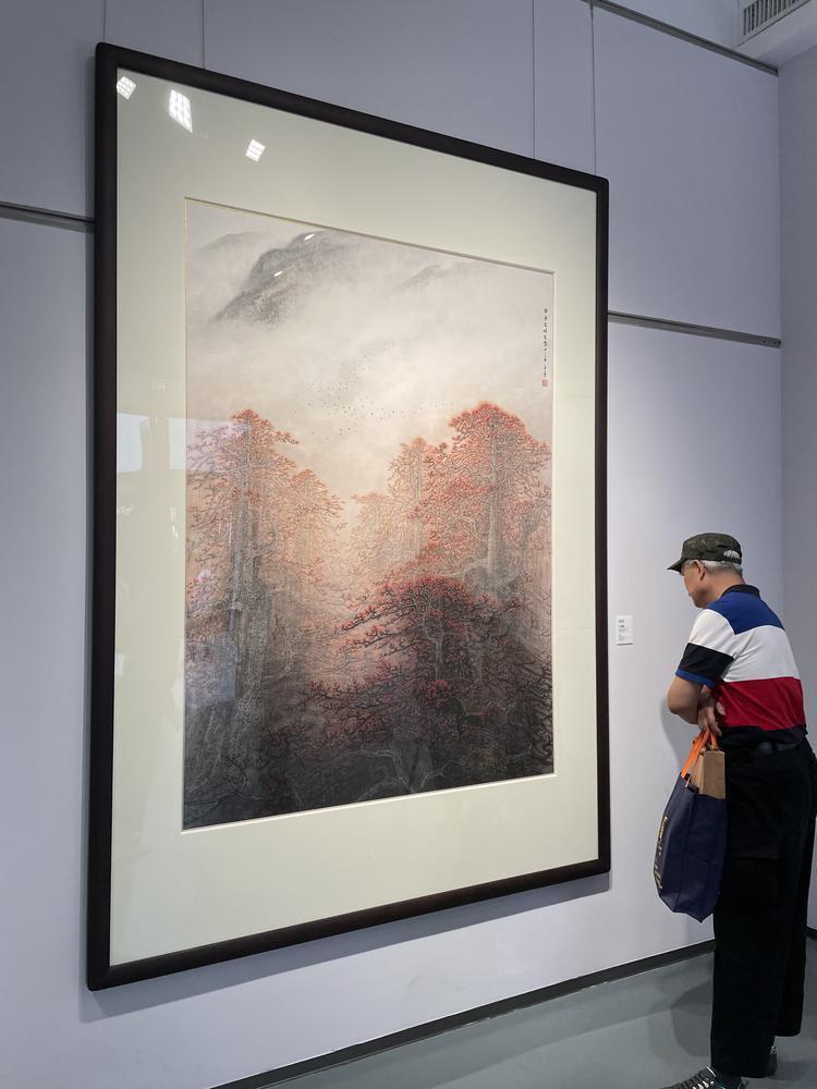作品浑厚又秀雅陈金章是广州美术学院教授,岭南画派第三代领军人物