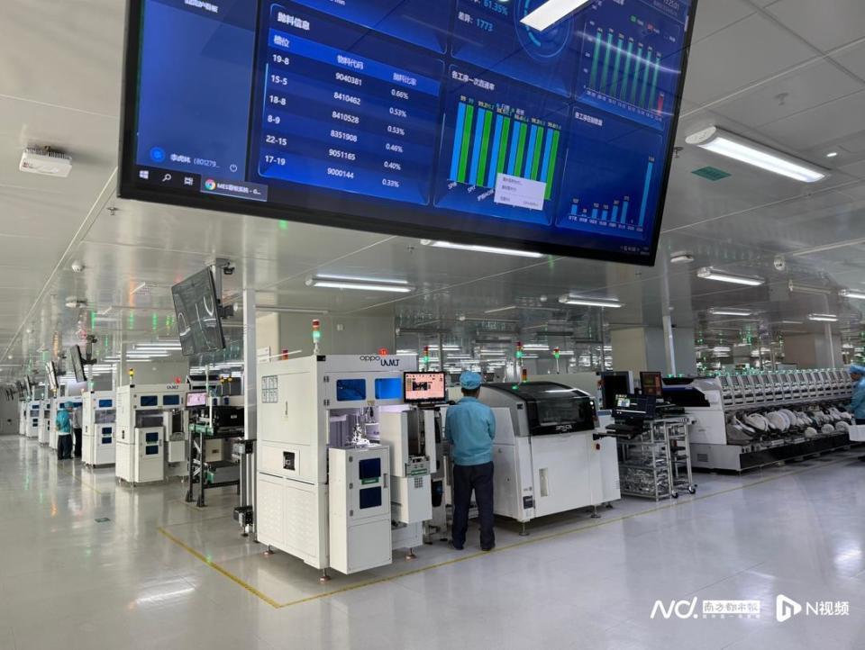平均10秒生产一部手机!智能制造助力oppo产能提速