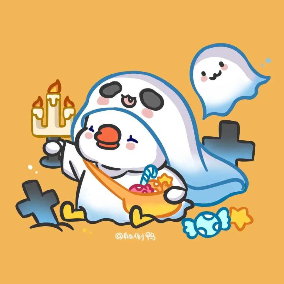 万圣节头像,你的可爱鬼来了!