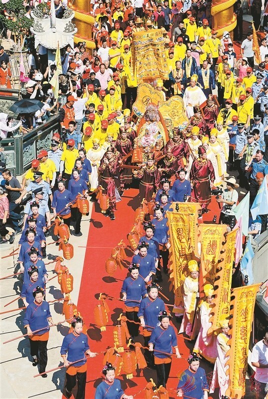 歷時10天9夜2023年湄洲媽祖金身巡安莆田活動正式啟動