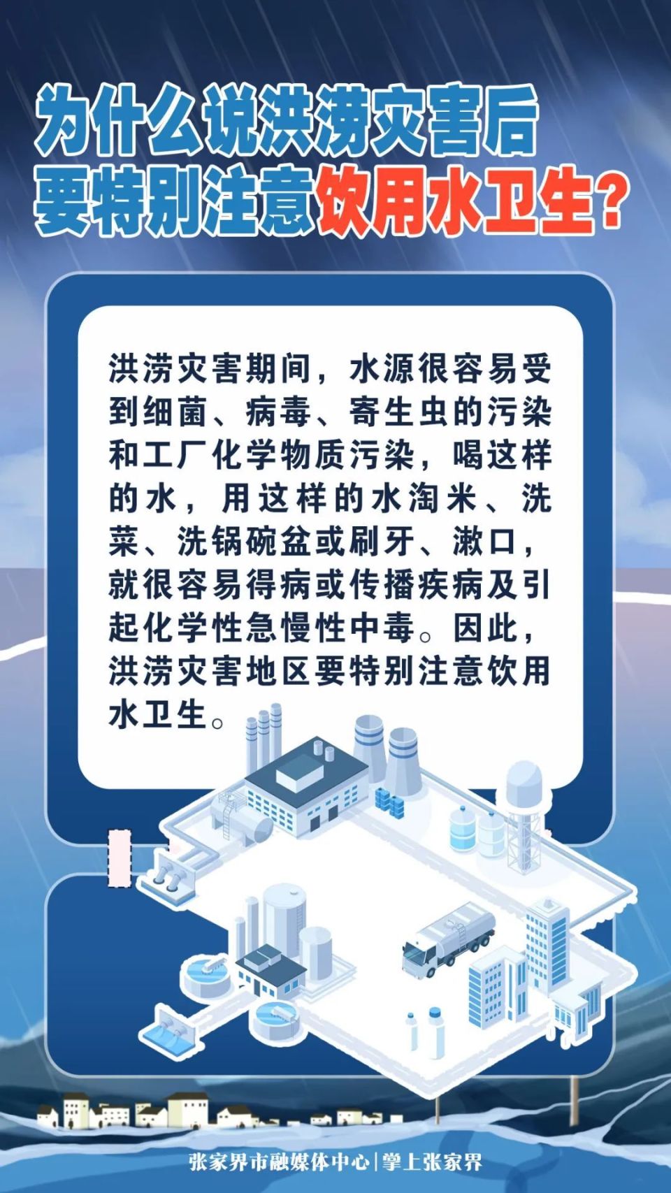 海报︱洪涝灾害后,健康防护这样做!