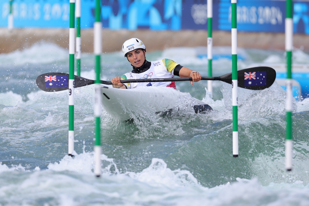 巴黎奥运会丨皮划艇激流回旋——女子单人皮艇决赛:杰西卡·福克斯