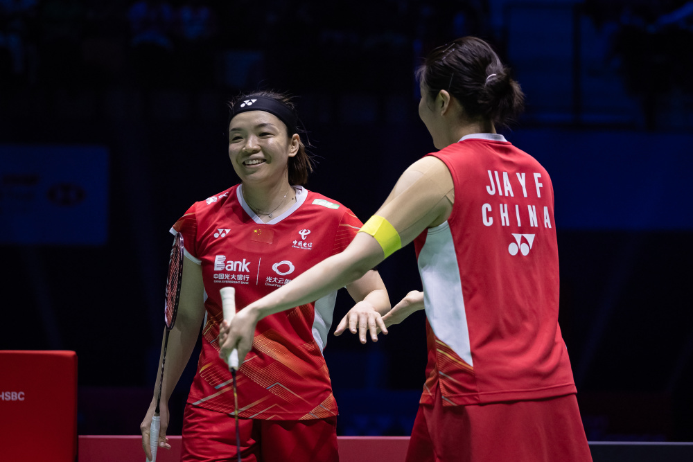 羽毛球——法国公开赛:陈清晨/贾一凡晋级女双决赛