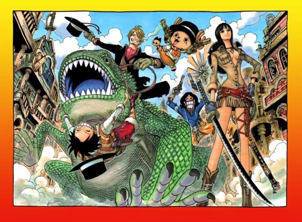 海贼王【卷头彩页-04期】图片欣赏 内容介绍,422话-516话_腾讯新闻